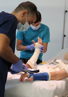 Plâtres et attelles