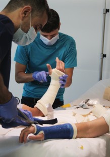 Plâtres et attelles